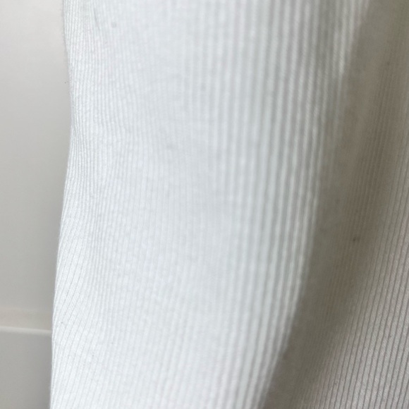 Zara White Ribbed Tank Top Sleeveless Shirt Women’s Size Small S NWT - Picture 6 of 10